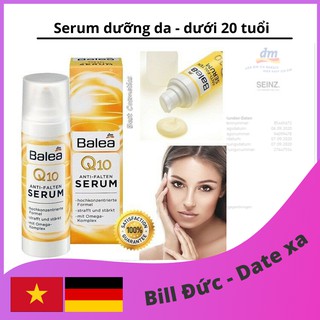 [ Serum Đức] - Serum BALEA Q10 chống lõa hóa, tăng đàn hồi trên vùng da mặt, da cổ từ 25 - 40 tuổi