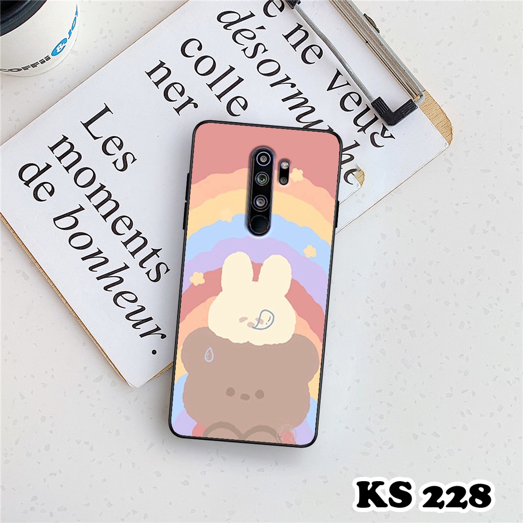 Ốp lưng Xiaomi Redmi Note 8 - Xiaomi Redmi Note 8 Pro - Ốp in hình gấu bear, chất liêụ TPU chống va đập