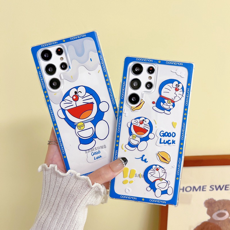 Ốp Điện Thoại Hoạt Hình Doraemon Cho Samsung Galaxy M53 M33 M23 A73 A53 A33 A22 A32 5G A52 A52S A72 A42 M42 A12 M12 5G A23 A13