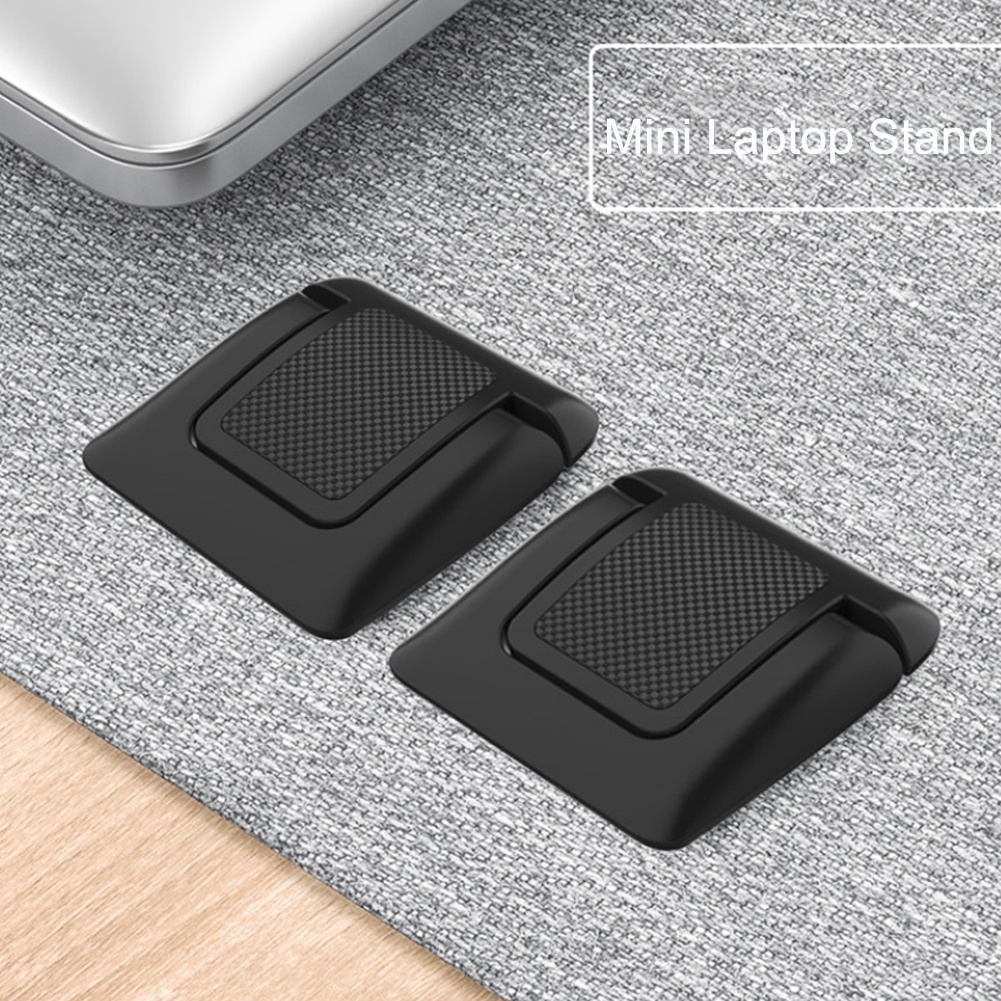 Bộ 2 Giá Đỡ Nâng Bàn Phím Máy Tính Mini Thiết Kế Vô Hình Tiện Dụng