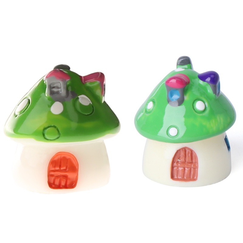 ✿ Mô Hình Ngôi Nhà Nấm Mini Trang Trí Sân Vườn