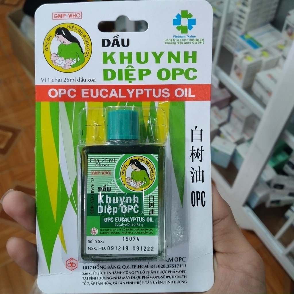 [Chính hãng - HSD 2024] DẦU KHUYNH DIỆP OPC 25ml