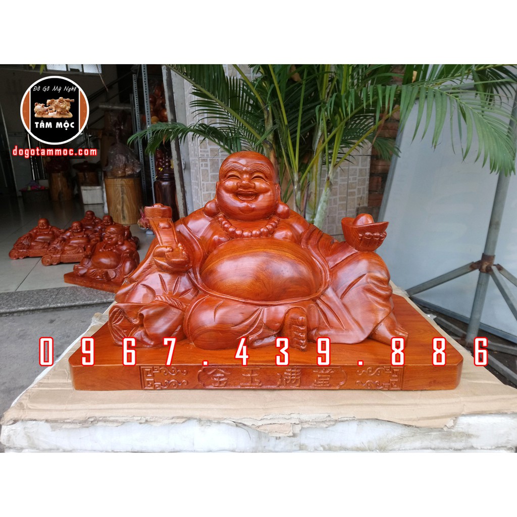 Tượng Phật Di Lặc Kim Ngọc Mãn Đường gỗ hương