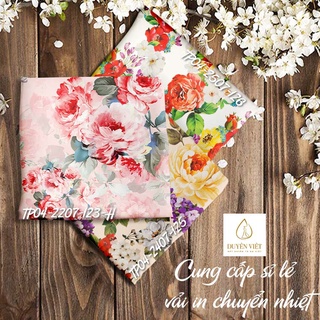 Vải Lụa Satin cao cấp in chuyển nhiệt- may áo dài, đầm thời trang, sơ mi thời trang, đồ bộ pijama cao cấp