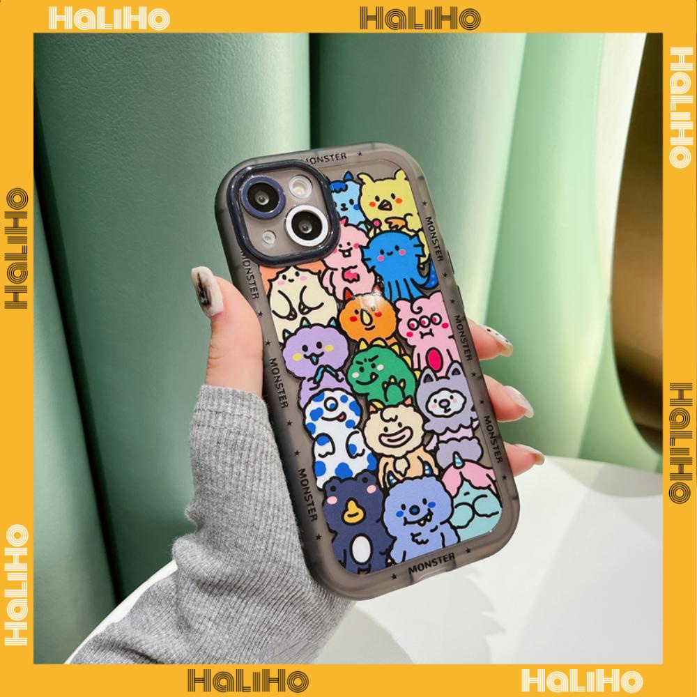 iPhone Case Silicone Soft Case Clear Case Airbag Shockproof Camera Protection Monster Cartoon Cute Compatible For iPhone 14 Pro Max 13 Pro Max 12 Pro Max 11 Pro Max xr xs max