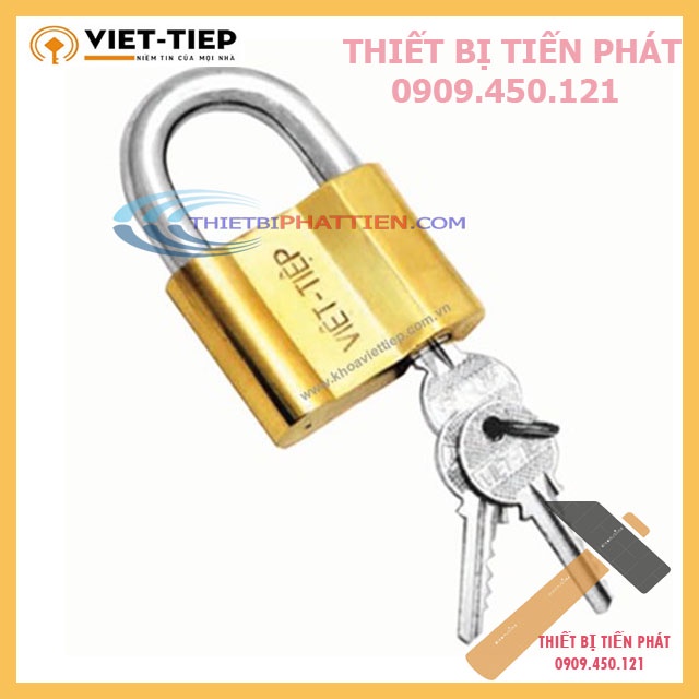 FREESHIP 99K TOÀN QUỐC_Ổ Khóa VIỆT TIỆP Treo Đồng Thau 3 Phân 01330, Chuyên Khóa Cửa, Tủ, Vali (Chính Hãng)