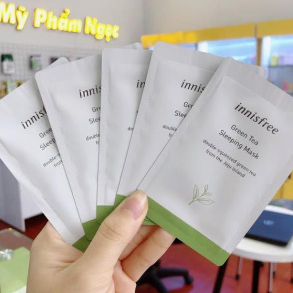 Sample Mặt Nạ Ngủ Innisfree Green Tea Sleeping Mask 4ml