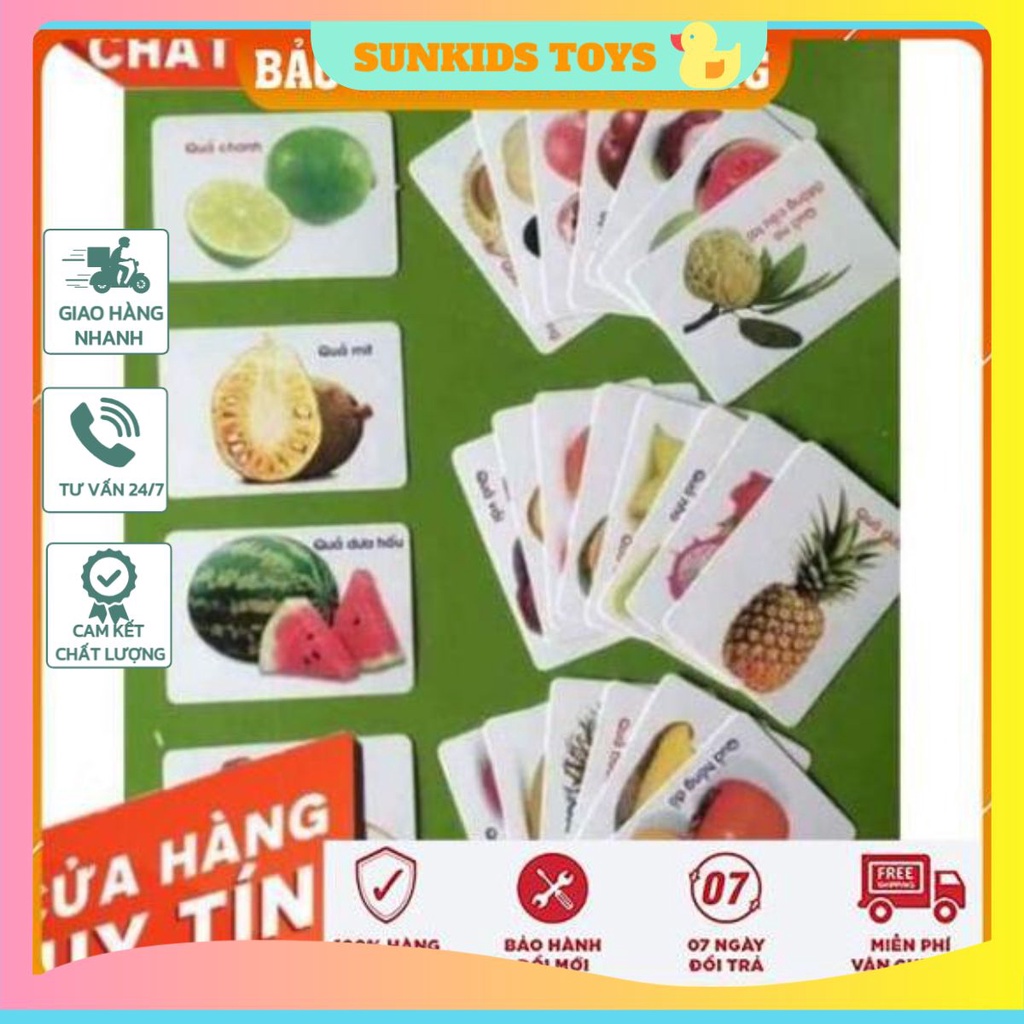 Bộ thẻ học thông minh 16 chủ đề 416 thẻ