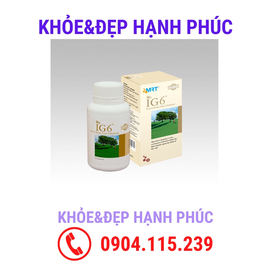 [ Date T10/23 ] Sữa non Elken Win IG6 tăng cường khả năng hệ miễn dịch – 120 viên/lọ