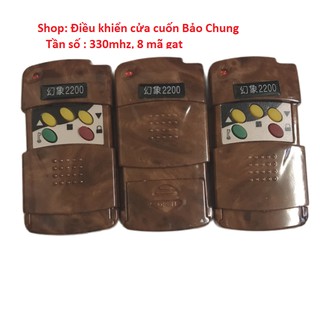 Remote Điều khiển Cửa Cuốn 2200 mã gạt chính hãng