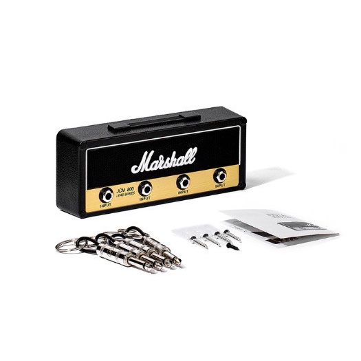 [Ảnh thật] Phụ kiện móc khóa hình loa Marshall decor trang trí nhà của (set 4 móc)