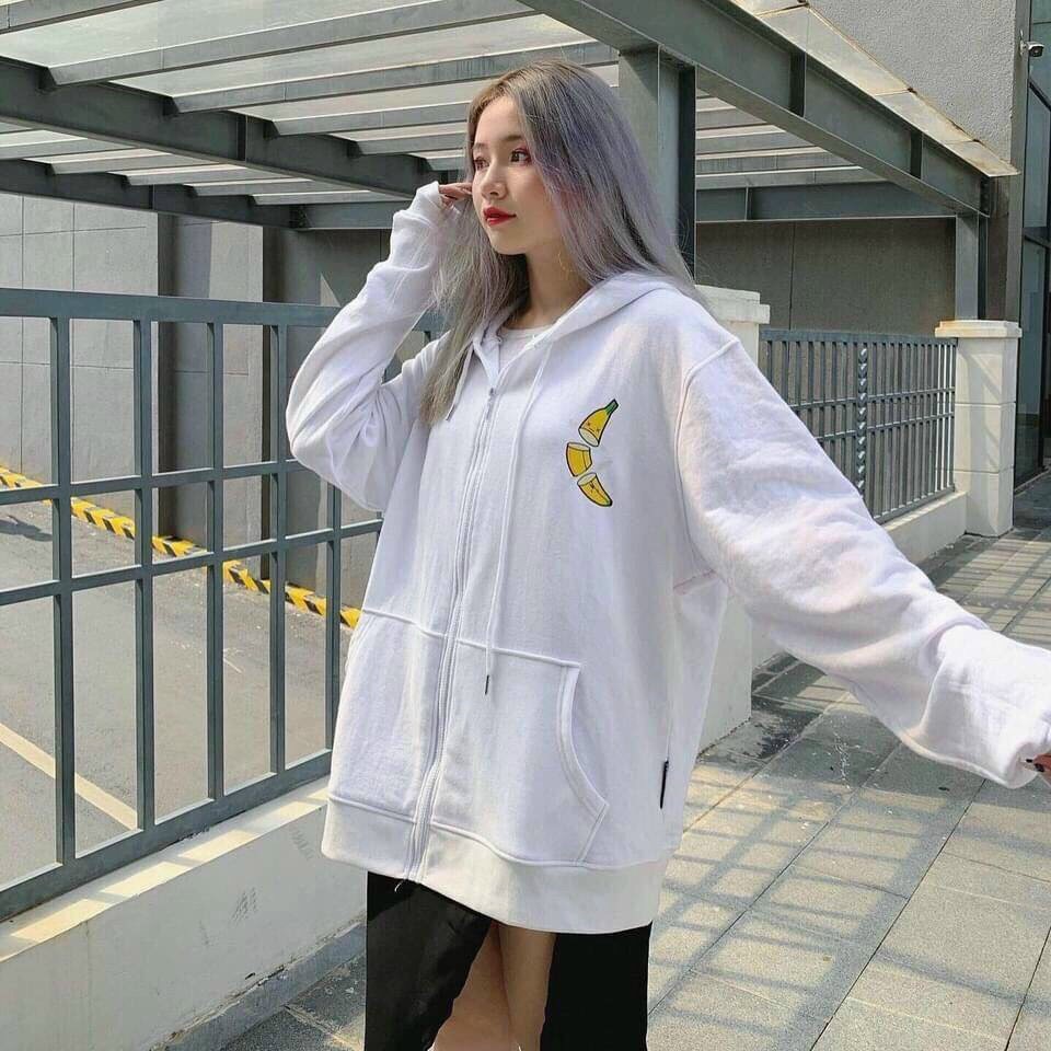 ÁO KHOÁC HOODIE NỮ TIA KÉO IN HÌNH PHONG CÁCH