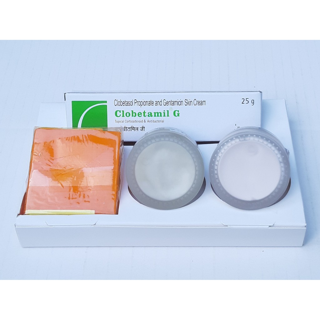 [Giảm thâm Nám] Bộ kem Giảm nám tàn nhang mờ thâm Clobetamil G 4 in 1