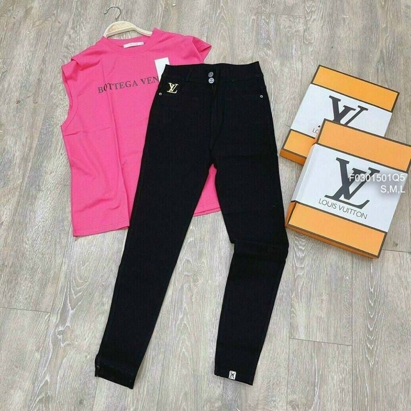 Quần legging dài lưng cao