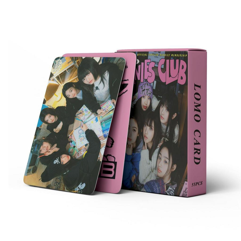 54 Lomo Card bo góc NewJeans Bunnies Club Album cửa hàng kpop Gumihoo
