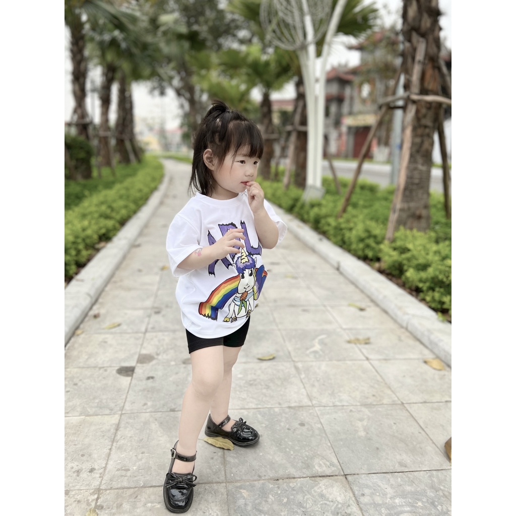 Áo thun ADLV cầu vồng cho bé , áo thun trẻ em kid unisex , Kid_genz