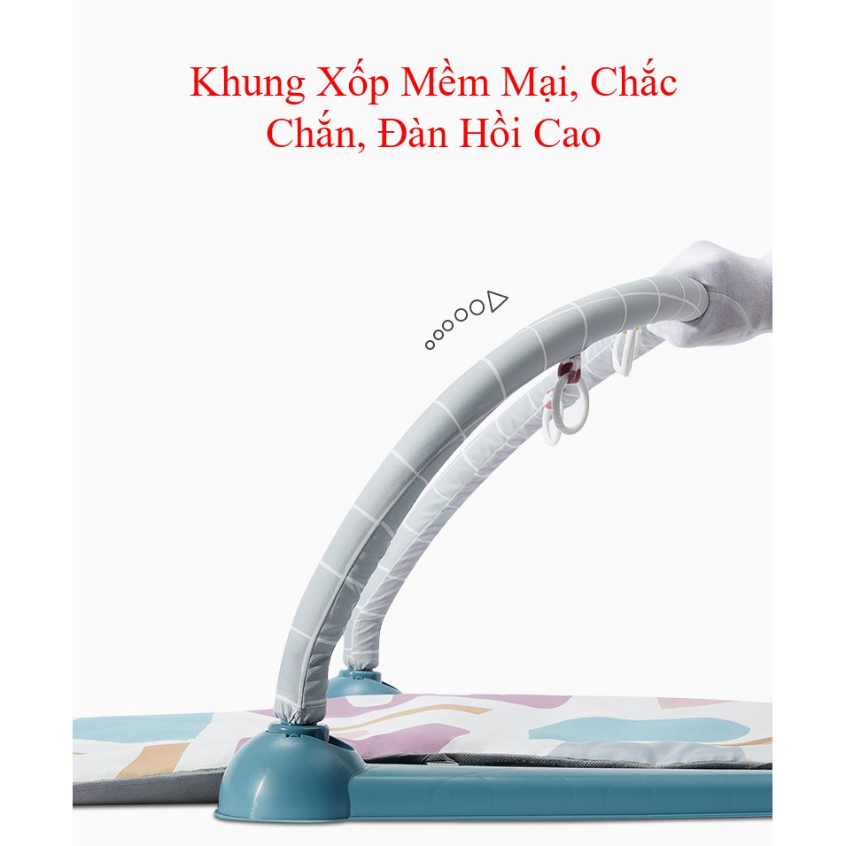 Thảm Nằm Chơi Có Đèn Và Nhạc Piano Cao Cấp - KUB