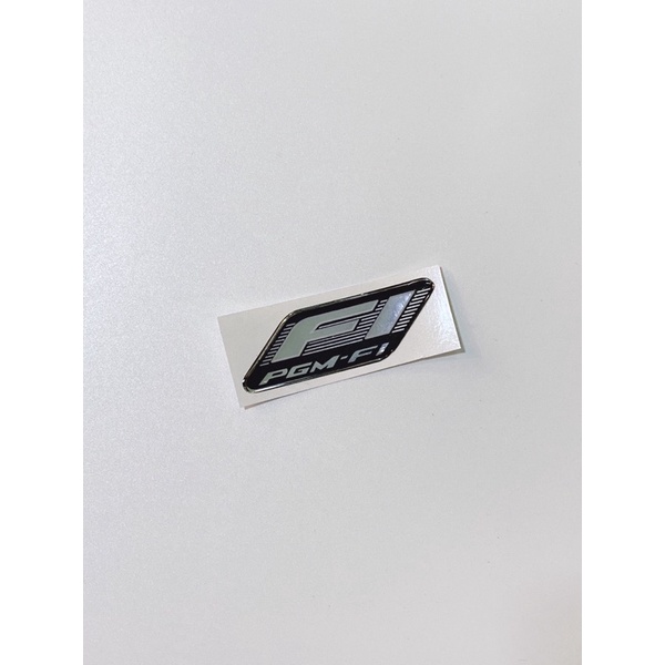 Tem nổi chữ PGM-Fi, logo Fi idling stop, Fi dán cho xe Honda, yamaha