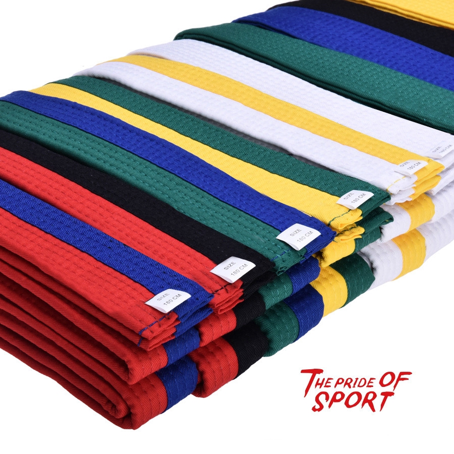 Dây Đai Tập Võ Taekwondo Chất Liệu Cotton Có Thể Giặt Sạch Cho Người Lớn Và Trẻ Em