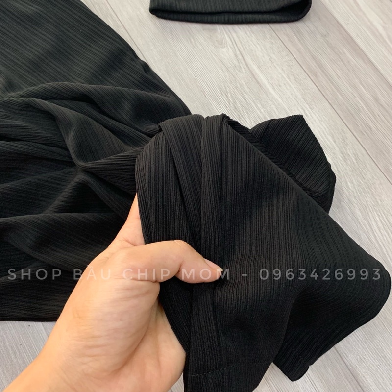 Quần bầu baggy TK chất tăm Thái cao cấp, đẹp thời trang ( có đầy đủ chun điều chỉnh và đáp bụng bầu)