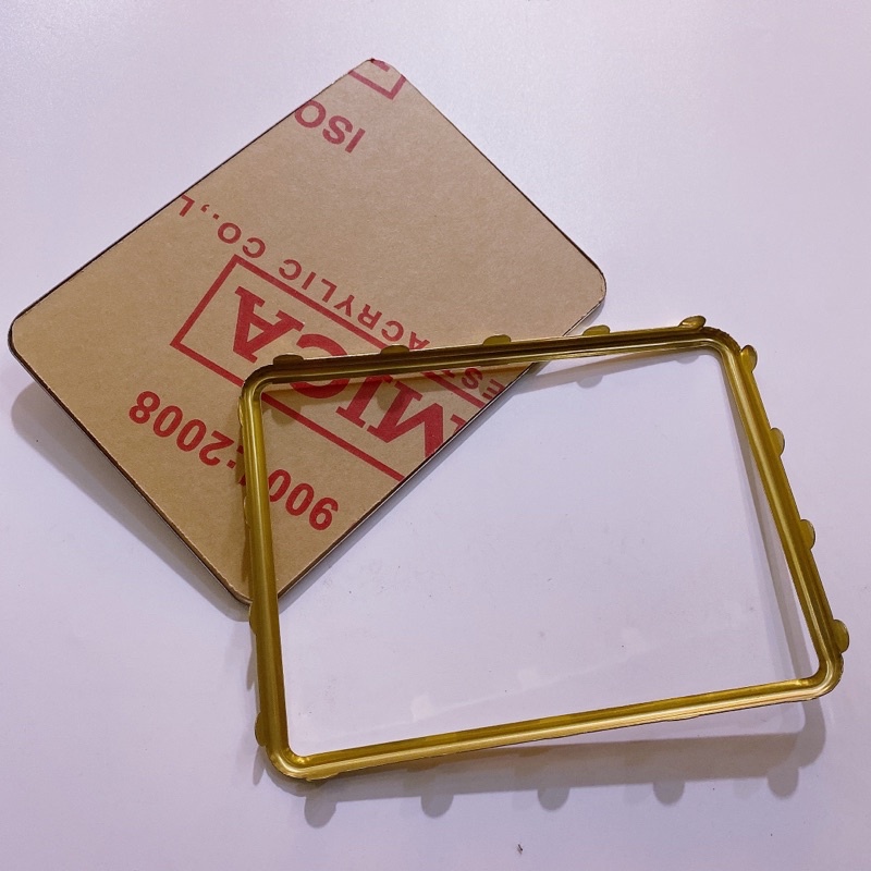 Bộ Khung bảng số , biển số kèm mica ốc đầy đủ màu xanh titan, màu vàng, 7 màu