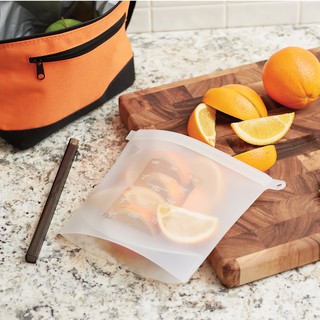 Túi silicone nắp cài bảo quản thực phẩm | chứa chất lỏng, tăng không gian lưu trữ trong tủ lạnh | KEAN bởi ECOBABO
