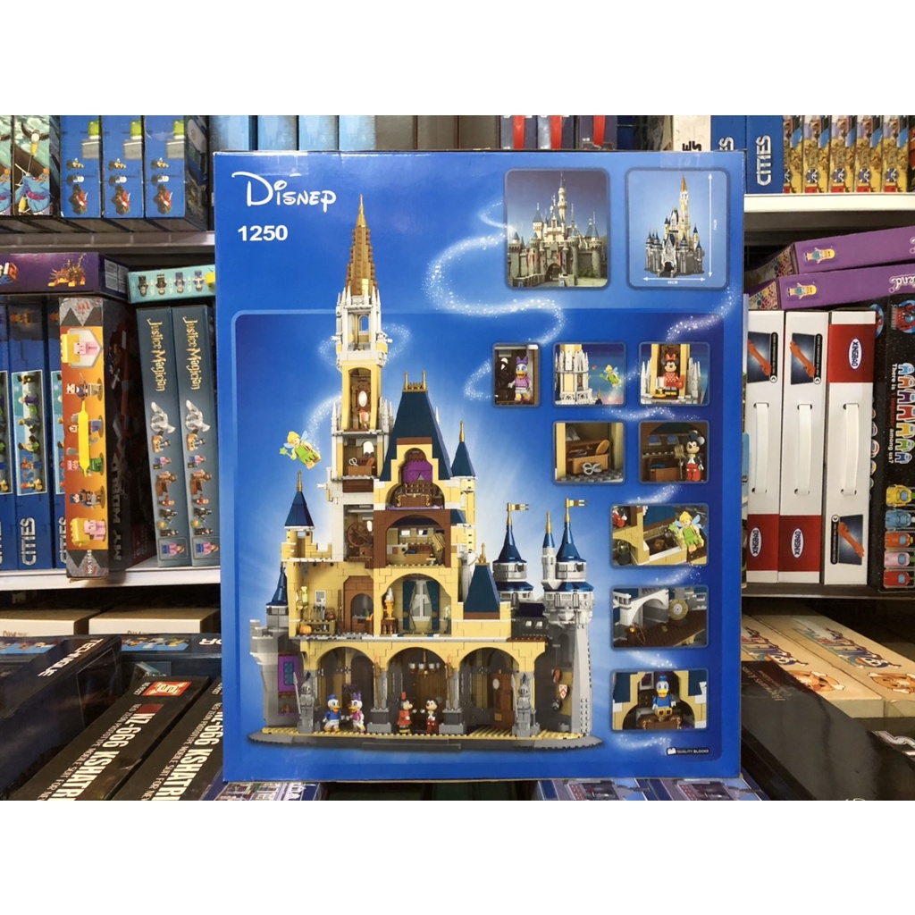 Đồ Chơi Xếp Hình Leji 1250 Tòa Lâu Đài Disney Castle 4080 Mảnh