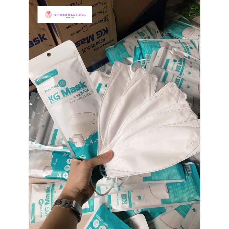 Khẩu trang 4D KG Mask chuẩn KF94 – phong cách Hàn Quốc