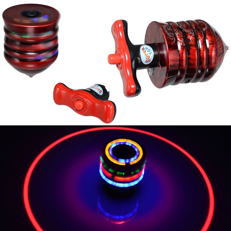 SUPER Spinning TOP GYRO Spinner Laser LED Music Flash Light Đồ chơi dự tiệc trẻ em Còn hàng YM