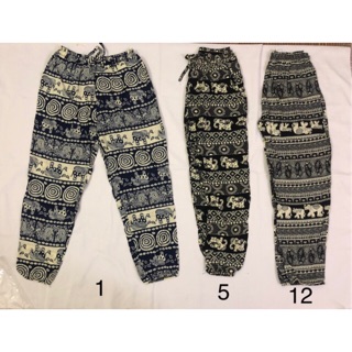 Quần thổ cẩm chất Lanh