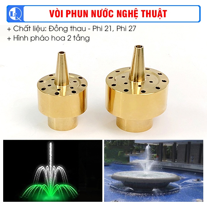 ĐẦU VÒI PHUN NƯỚC NGHỆ THUẬT