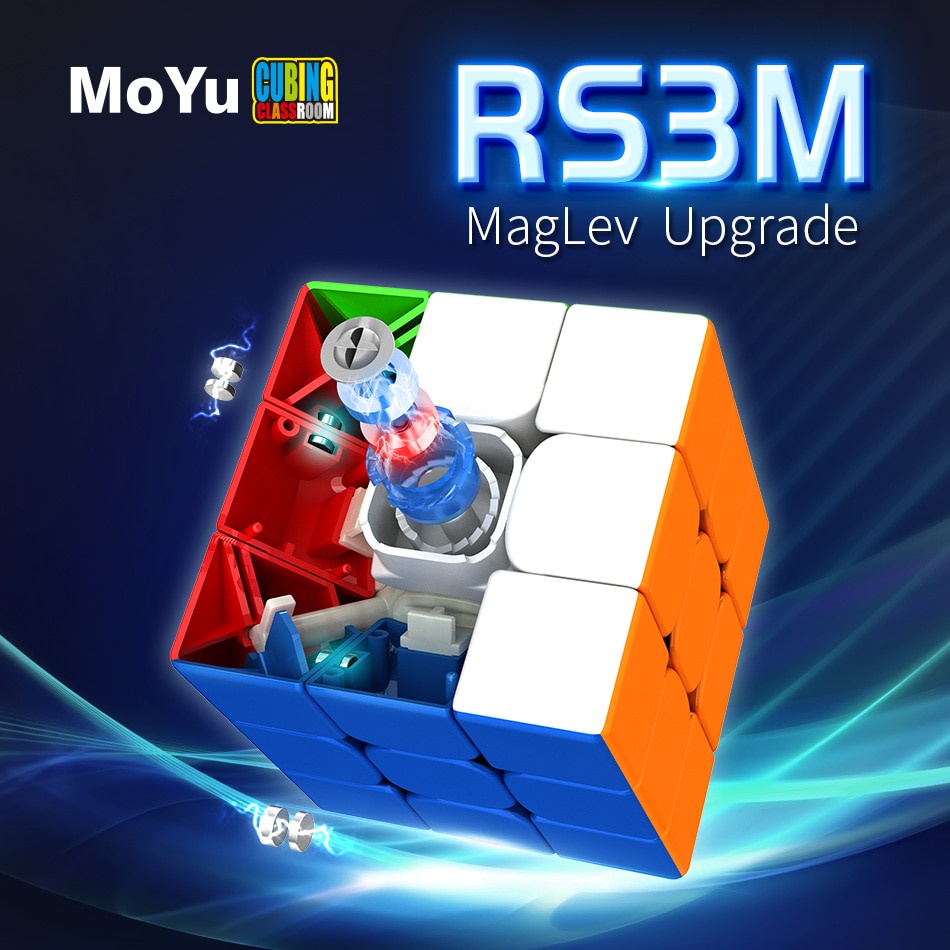 Rubik 3x3 RS3M 2021 Maglev, RS3M 2020 Rubic Nam Châm 3 Tầng MF3RS (Hãng Mod)