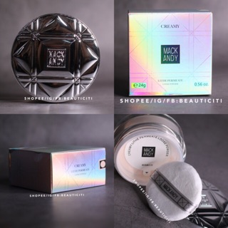 Phấn phủ bột kiềm dầu mack andy creamy lithe permeate