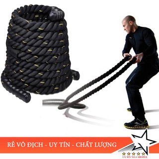 Dây thừng tập gym cao cấp  dài 12m phi 38mm - Dây thừng tập thể lực