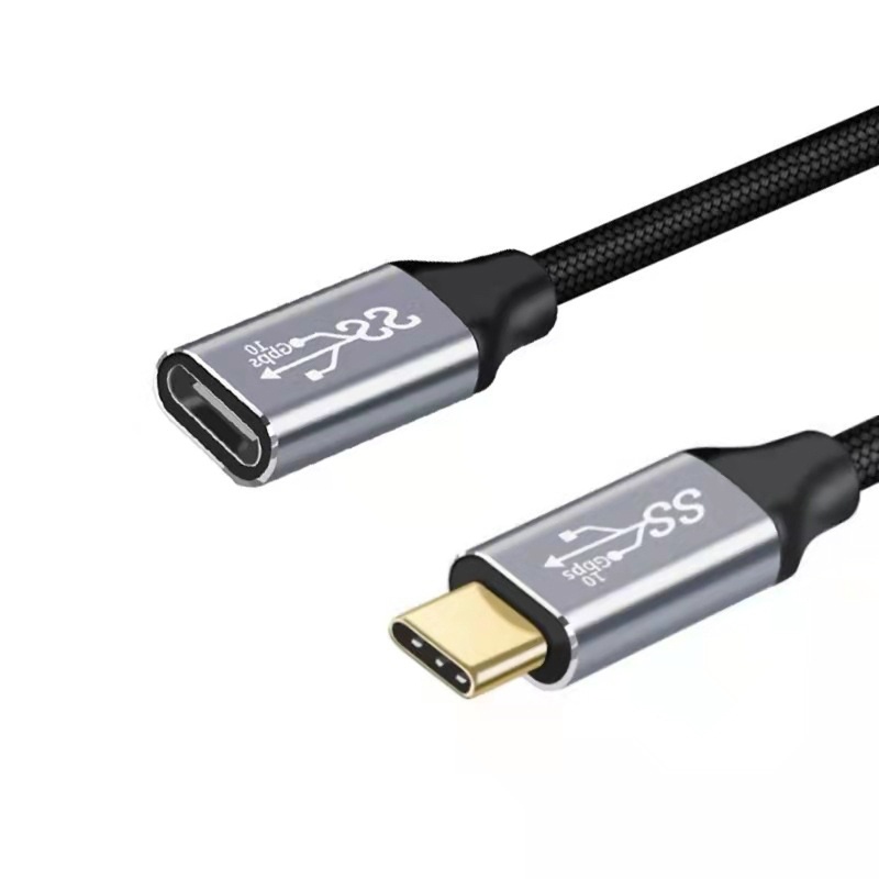Dây Cáp Nối Dài USB C PD100W Nối Dài Chuyển Đổi Đầu Cắm Sang Ổ Cắm Type C 3.1 Gen2