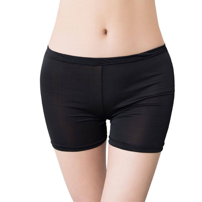 Quần Short Legging Mặc Trong Váy Không Đường May Vải Lụa Mát Thời Trang Mùa Hè