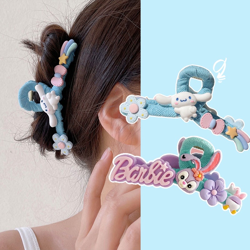 Kẹp Tóc Tự Làm Hình Đầu Chó Tai To Dễ Thương