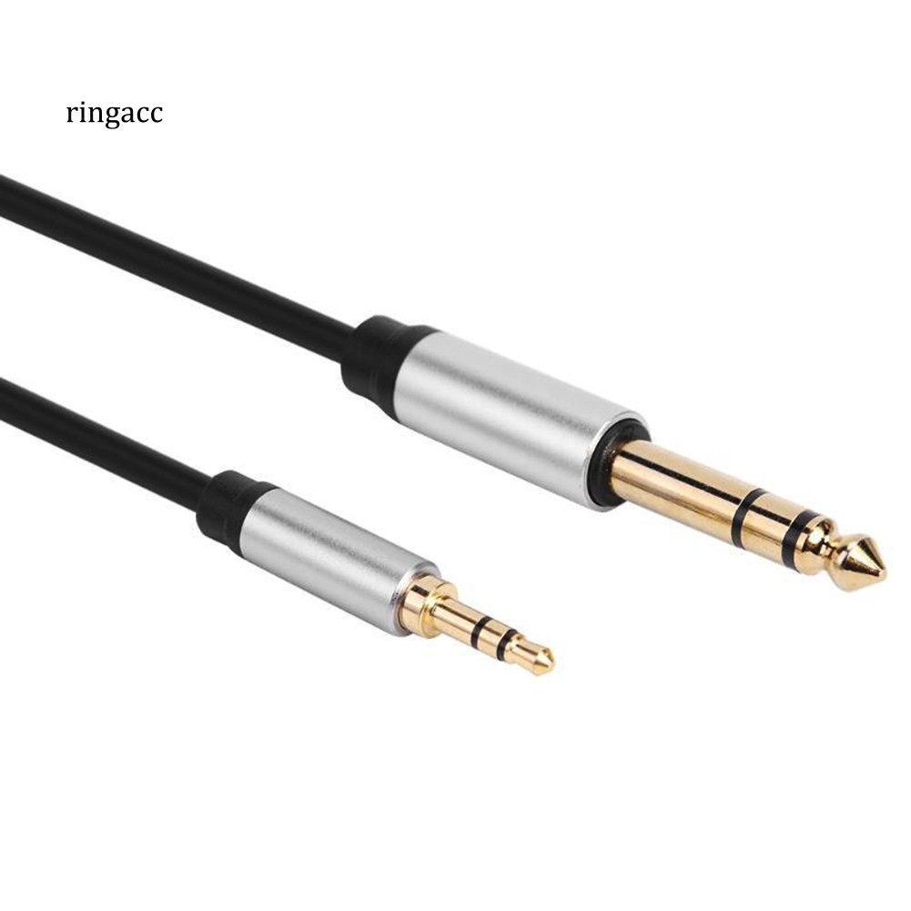 Dây Cáp Âm Thanh Chuyển Đổi Đầu Cắm 3.5Mm Sang Đầu Cắm 6.35mm Cho Loa Khuếch Đại Âm Thanh