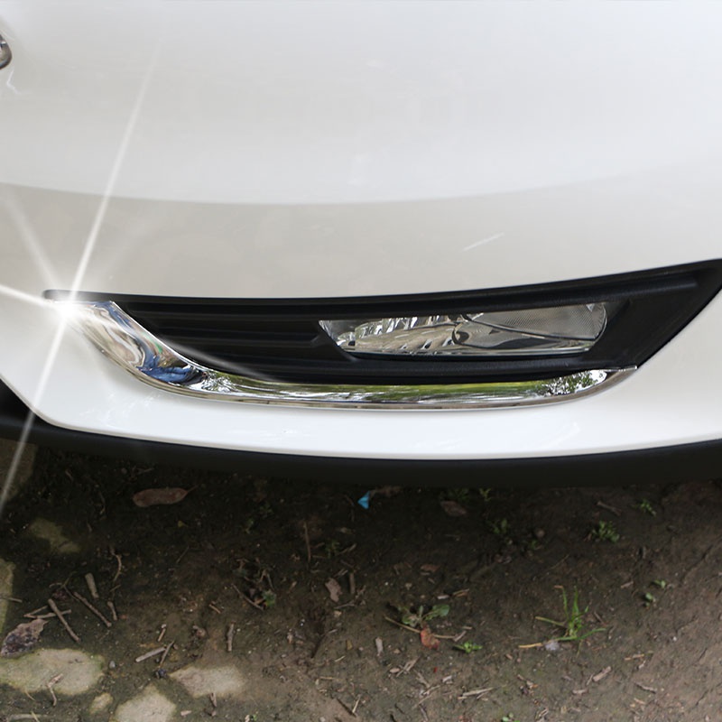 Set 2 Khung Viền Đèn Sương Mù Phía Trước Cho Ford Focus 4 Mk4 2015 2016 2017