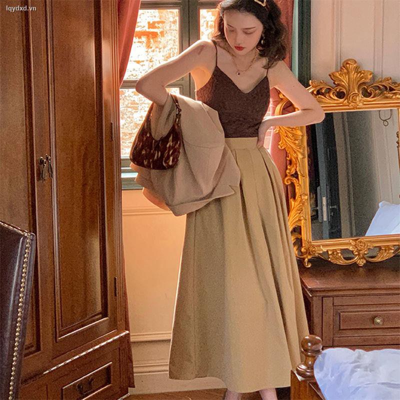 Váy thời trang phong cách retro xinh xắn dành cho nữ 2021