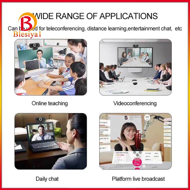 Camera Máy Tính Để Bàn Đa Năng 1920x1080 Pc 30fps Kèm Phụ Kiện Đứng | BigBuy360 - bigbuy360.vn