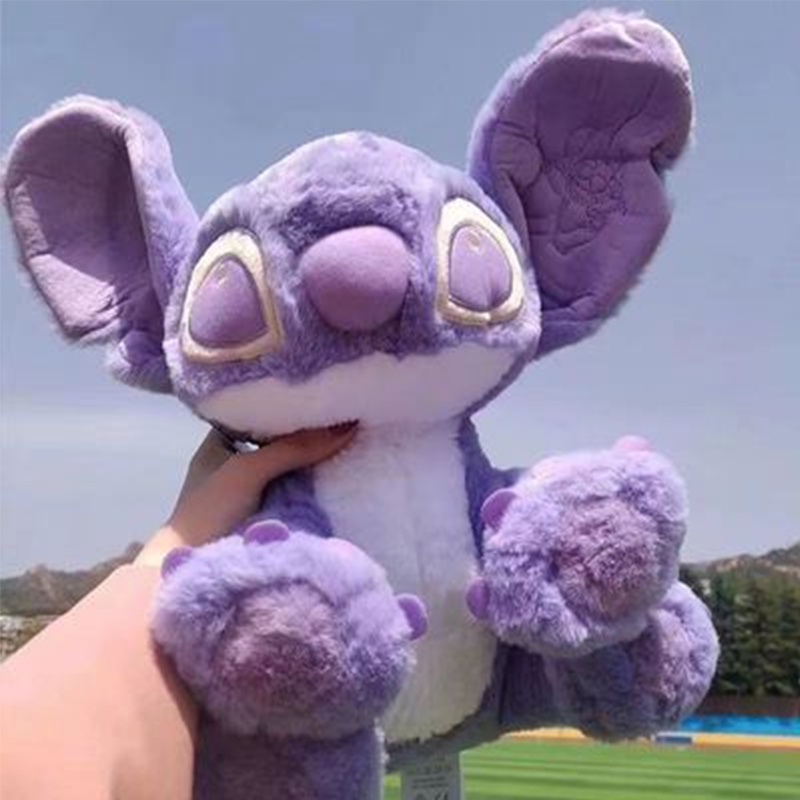 Disney &amp; Lilo Stitch Nhồi Bông Màu Tím Đáng Yêu Mềm Mại