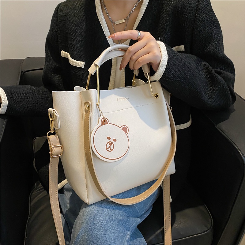 Túi tote Đeo Chéo Màu Trơn Cỡ Lớn Thời Trang Mới 2022 Gylb1355