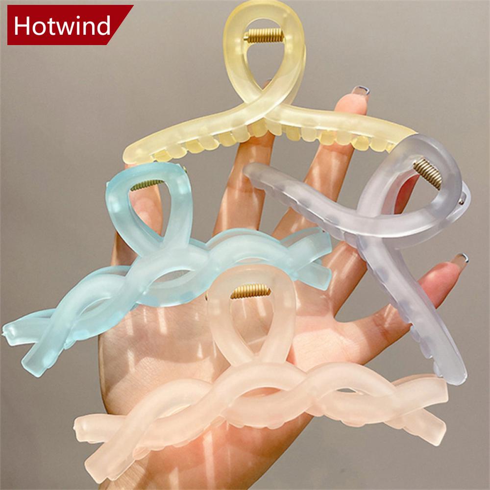 Kẹp Tóc Acrylic Màu Kẹo Thời Trang Cho Nữ E2W5
