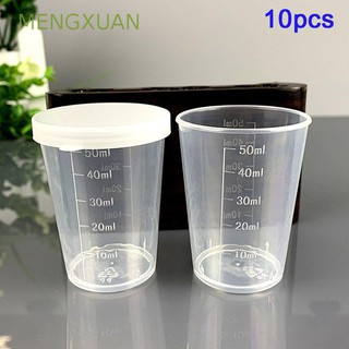 Cốc nhựa 50ml có nắp trắng