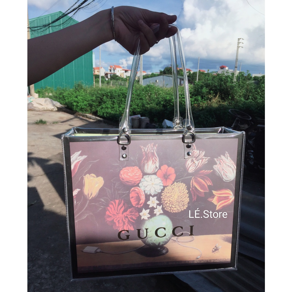 Túi giấy DIOR, LV, GUCCI custom size 32
