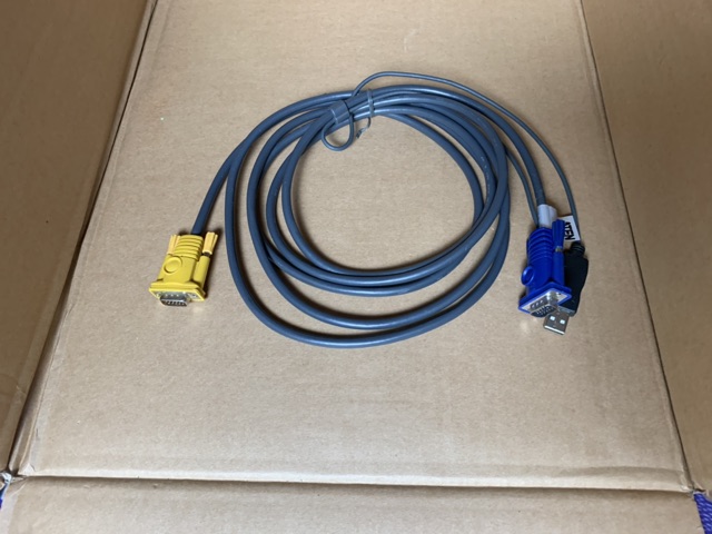 Aten 2L-5203UP Cáp KVM chuẩn USB to SPHD-15 Intelligent Cable- 3m