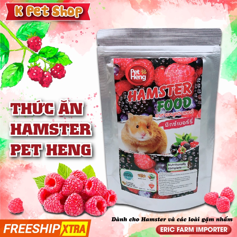 Thức Ăn Hamter Pet Heng Vị Dâu Nam Việt Quốc  FREE SHIP  Hamter Food Thức Ăn Sóc,Thỏ,Bọ,Chinchialla,Gặm Nhắm...