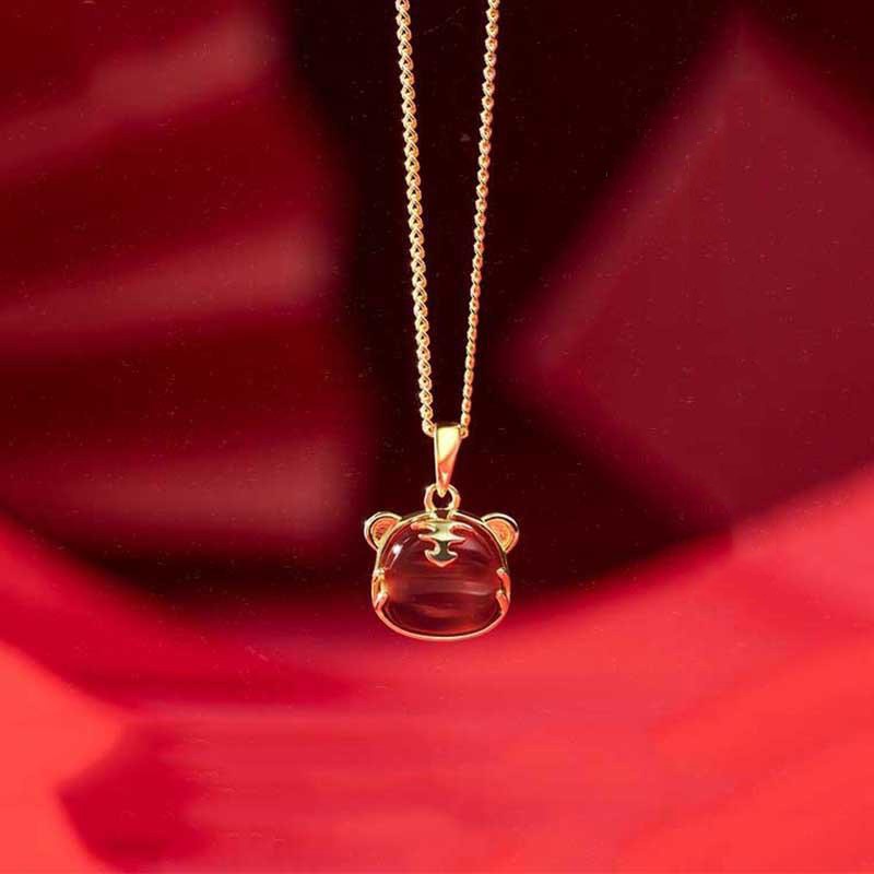 Vòng cổ Mã Não Đỏ Mới Cho Nữ