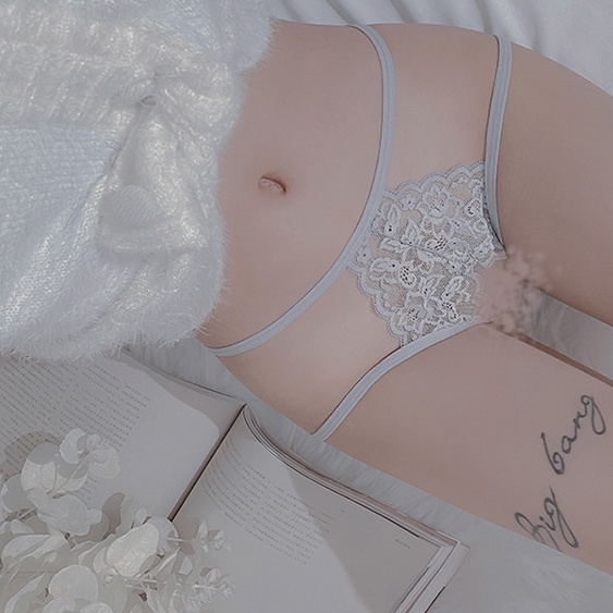 【 Xxl, XL, L, M】 Đồ Lót Lọt Khe Hở Đáy Phối Ren Trong Suốt Gợi Cảm Không Lộ Viền